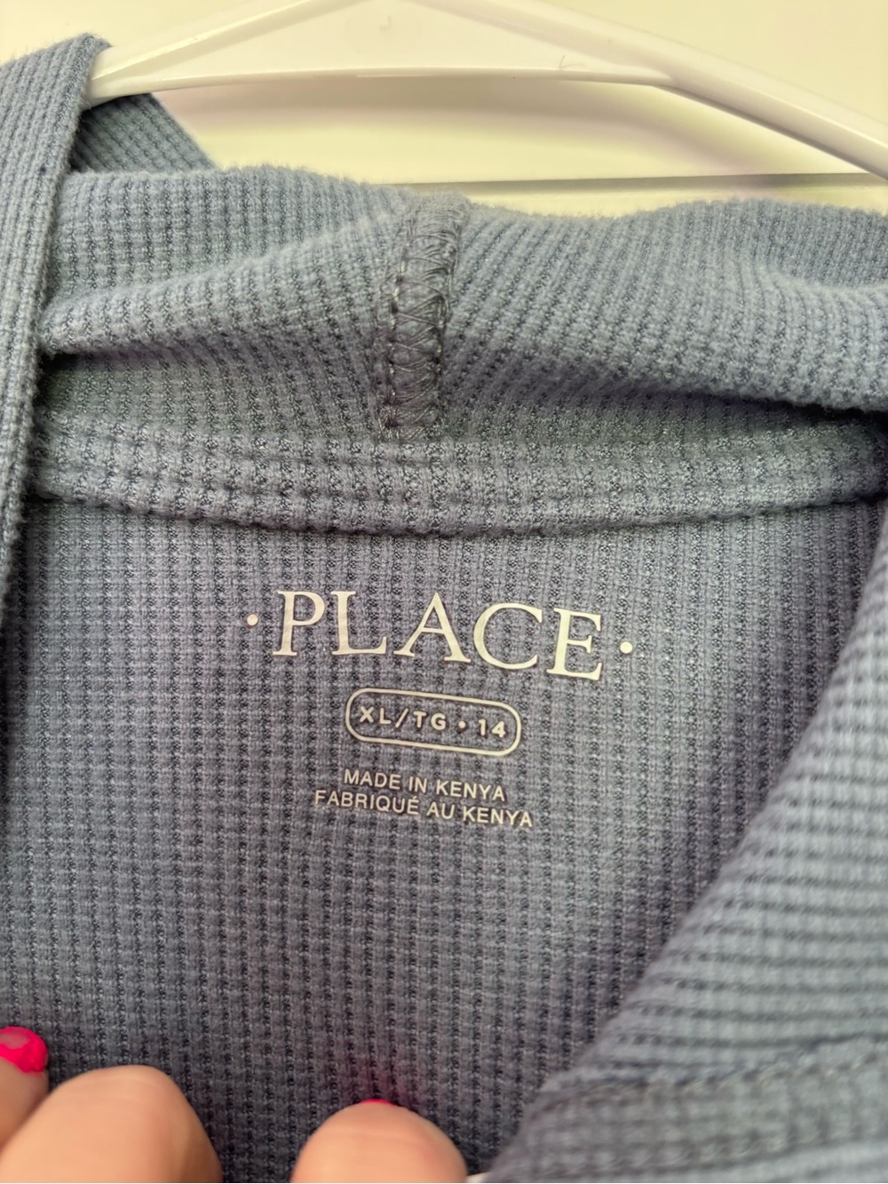 The Children's Place Light Blue Waffle Knit Sweater